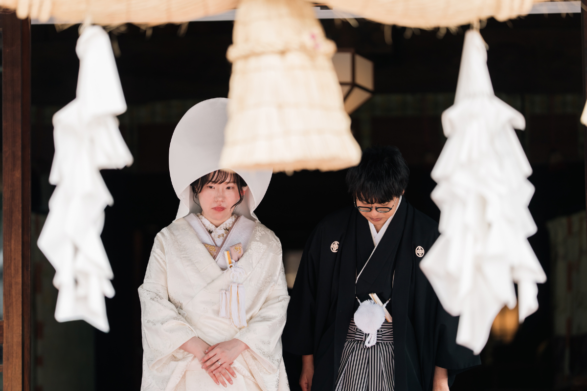 岡山で和装神社式👘💍