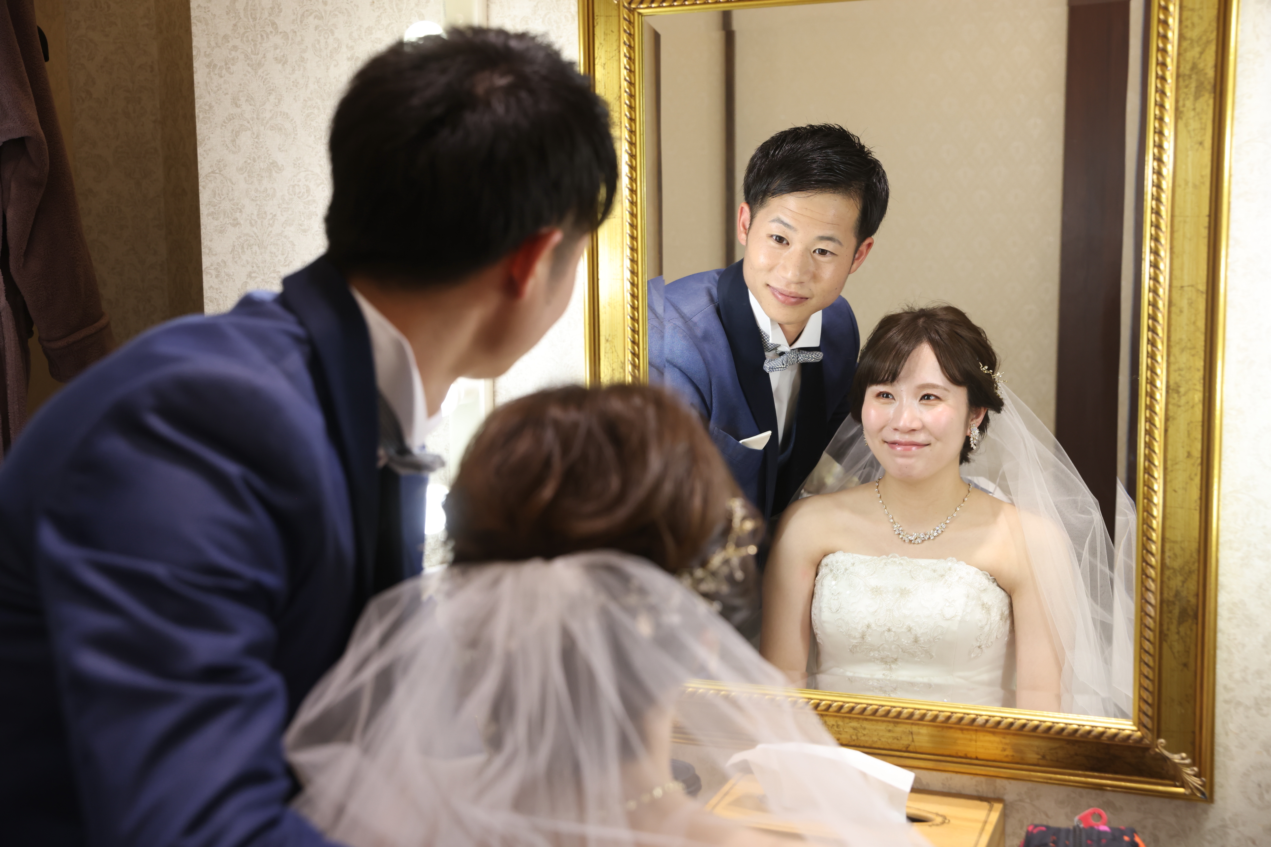 ずっとニコニコ！ずっと新婦様へちょっかい！面白い新郎様でした！