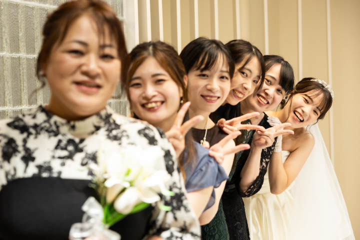 熊本チャペル フォトウエディングレポート No.78 【ソロフォトウエディング】姉妹大集合!