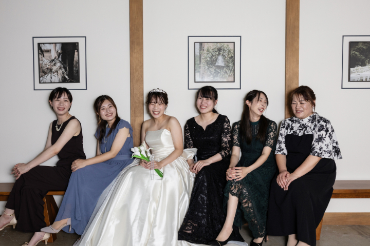 熊本チャペル フォトウエディングレポート No.78 【ソロフォトウエディング】姉妹大集合!