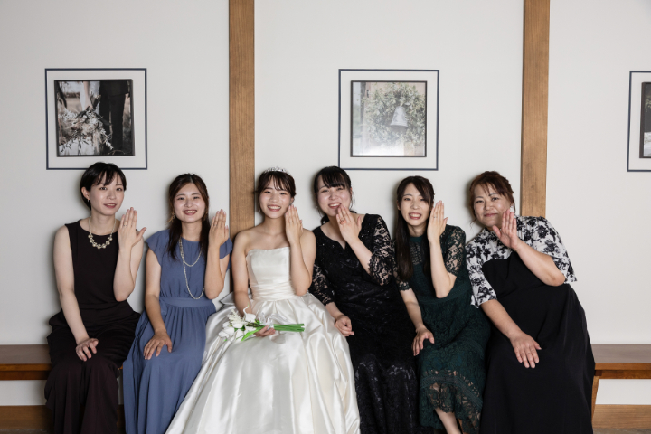 熊本チャペル フォトウエディングレポート No.78 【ソロフォトウエディング】姉妹大集合!