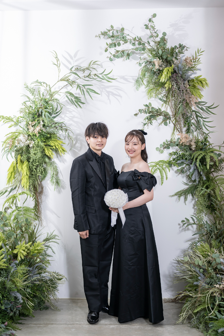 熊本チャペル フォトウエディングレポート No.77 【シンプルな白背景が人気】スタジオ前撮りフォト