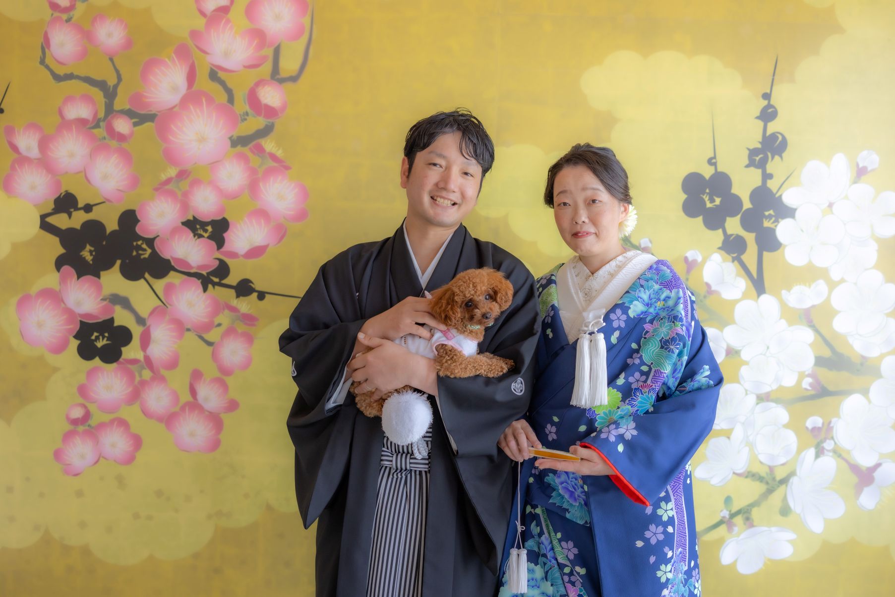 愛犬と和装洋装フォトウェディング🐶part.1