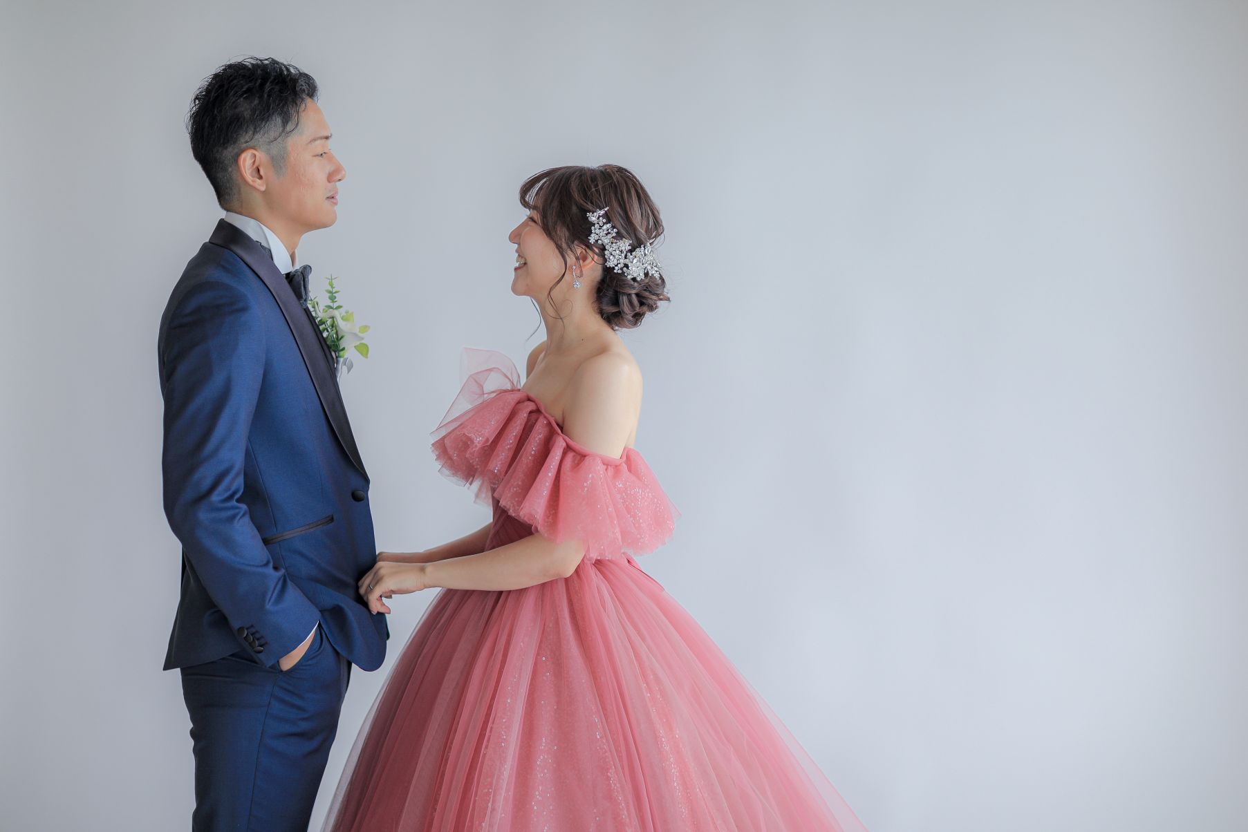 洋装フォトウェディング~宮崎スタジオカラードレス編~💙❤️