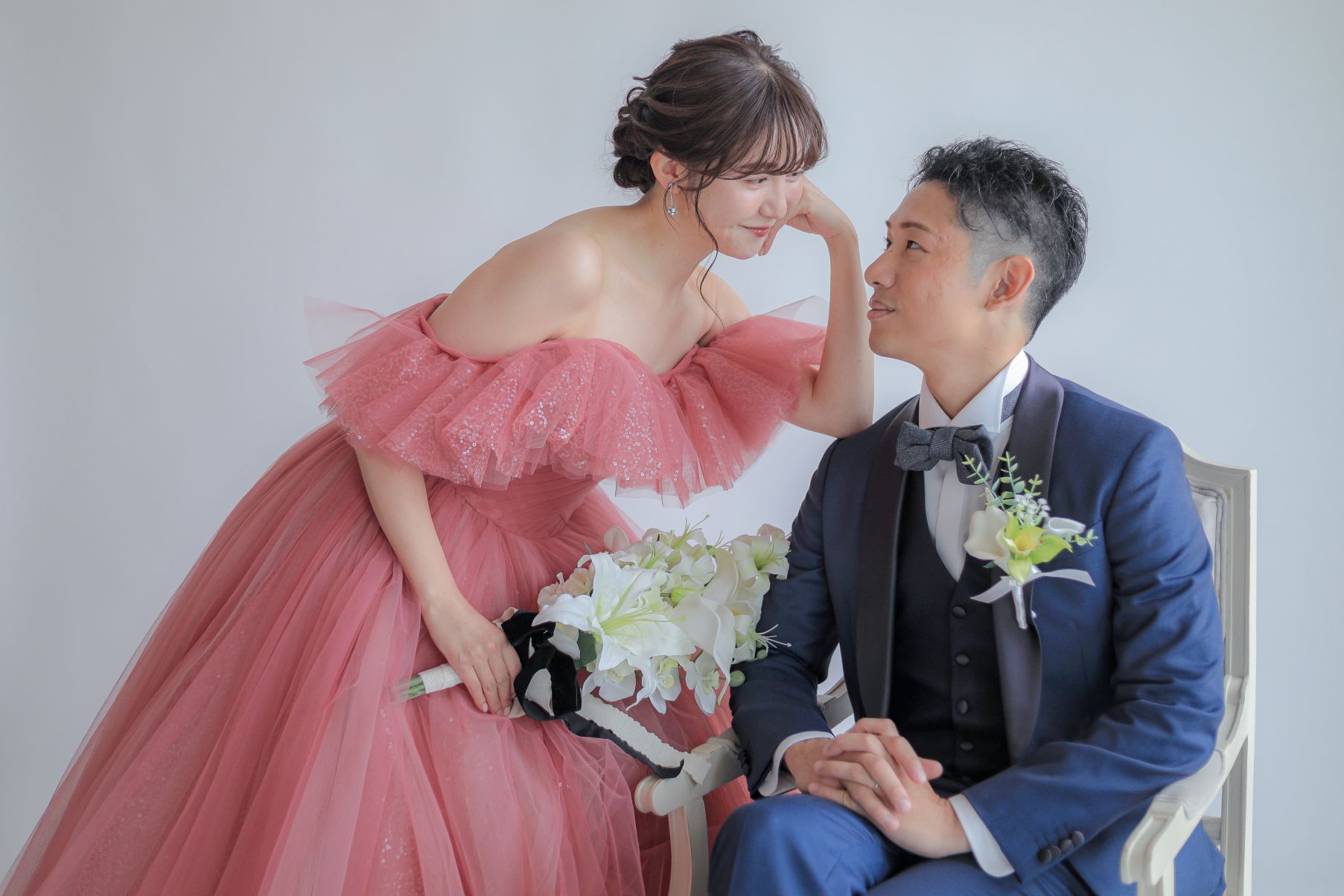 洋装フォトウェディング～宮崎スタジオカラードレス編～💙❤️