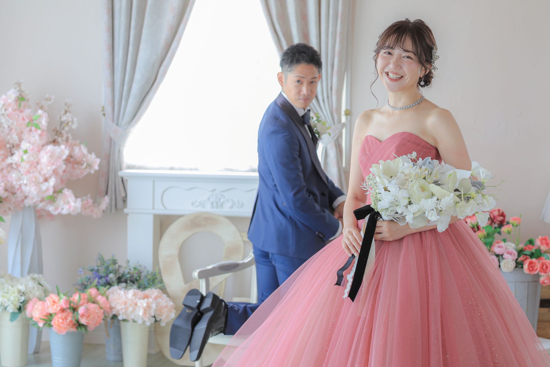 洋装フォトウェディング~宮崎スタジオカラードレス編~💙❤️