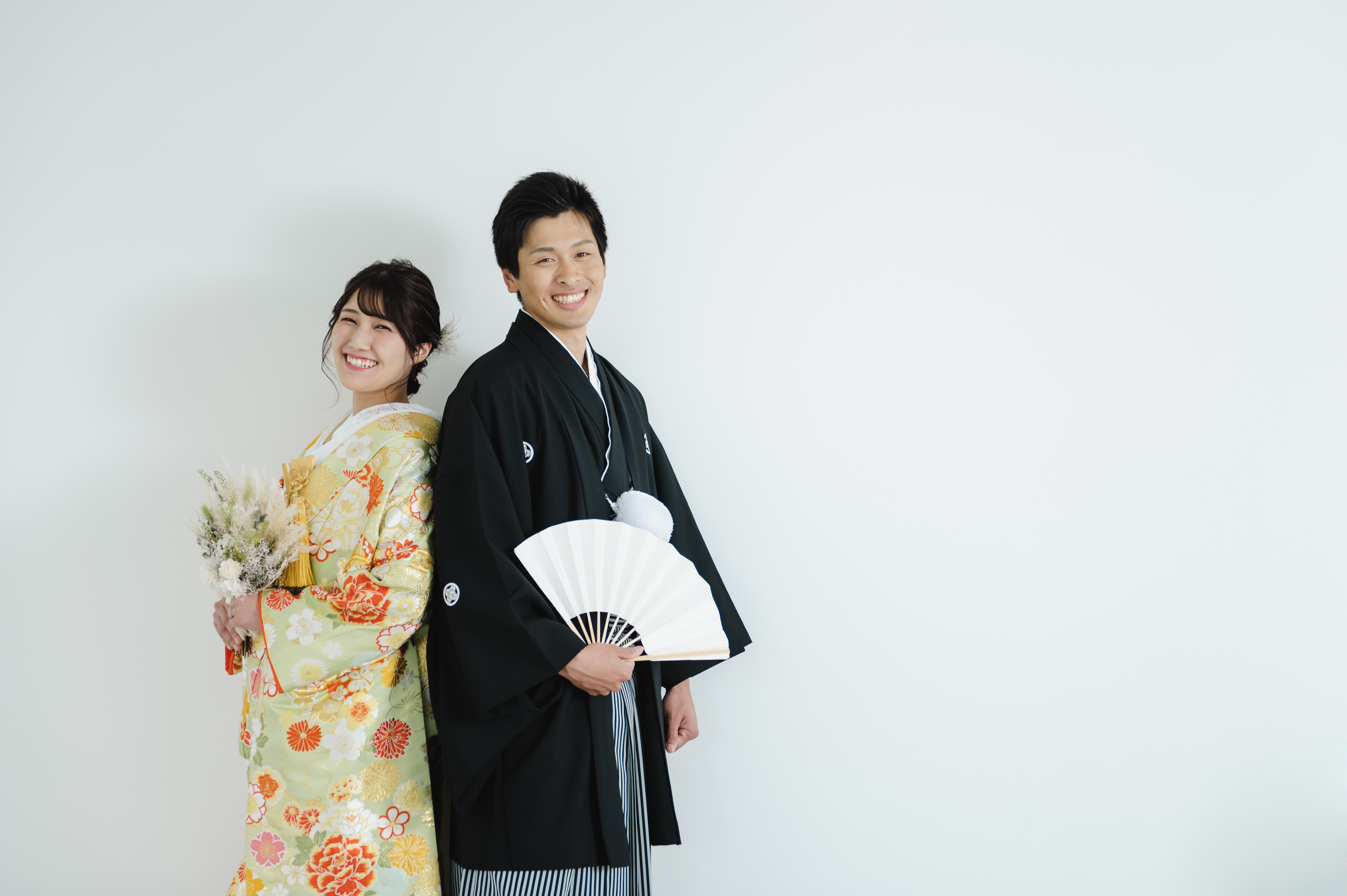 スタジオとチャペルを使った、和装前撮りレポート♪