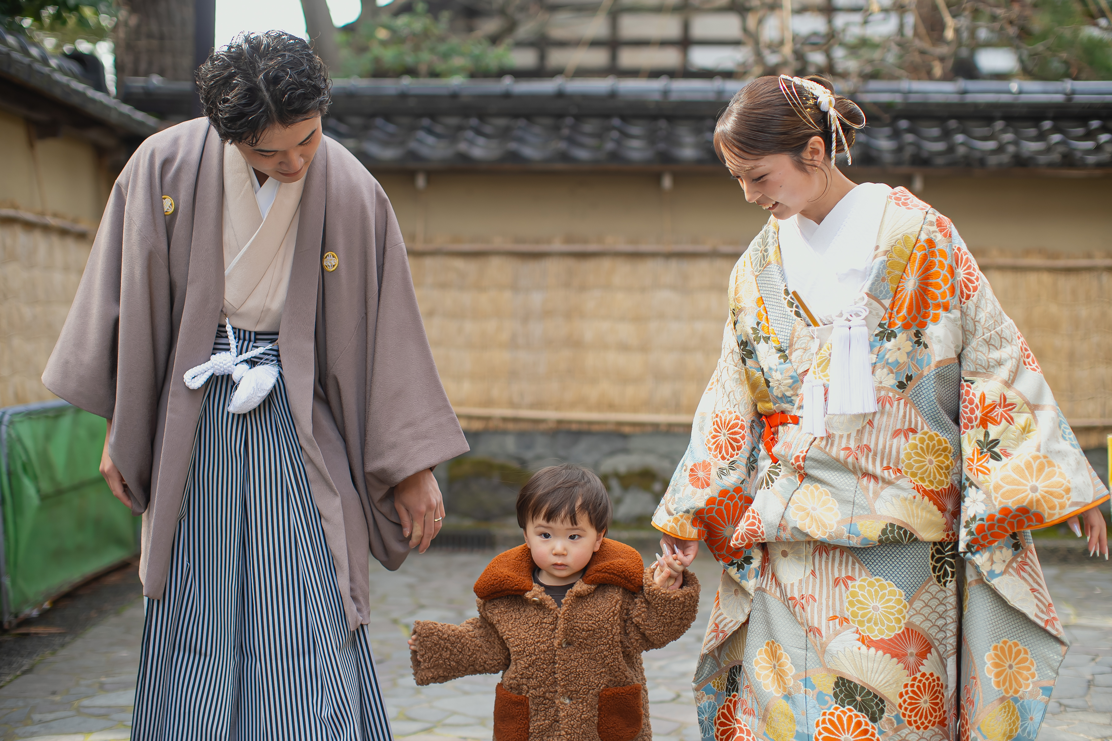 お子様と一緒に♪和装ロケーション撮影