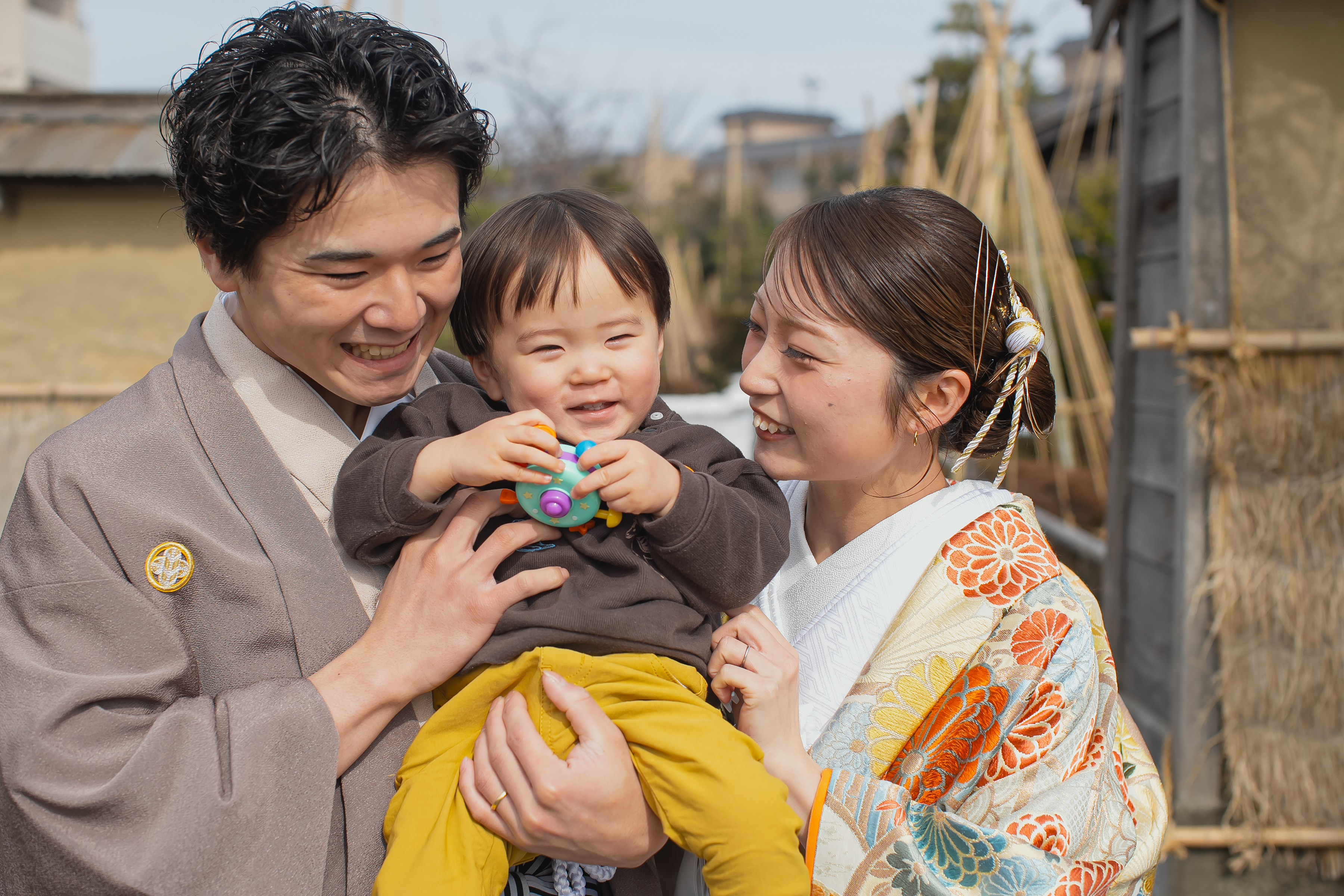 お子様と一緒に♪和装ロケーション撮影