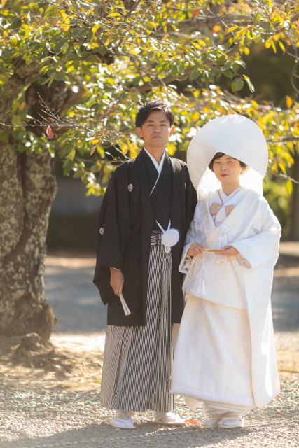小さな結婚式松山店?～秋晴れの下で神前式②～