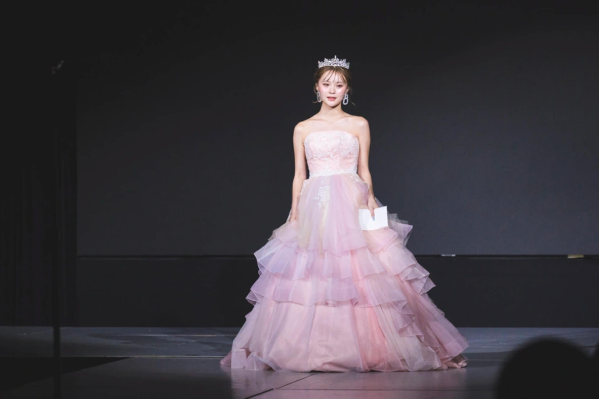 popteenの卒業イベントでモデルのさくら様にラヴィ・ピュールのドレスを着用頂きました。