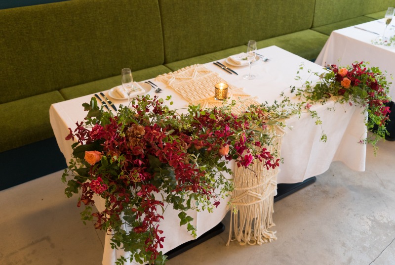 おしゃれなメイン席