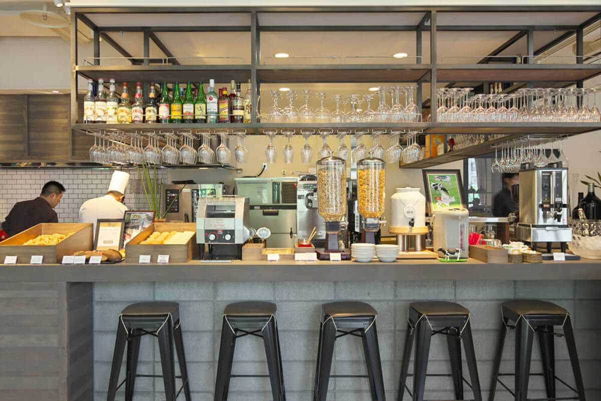 ノーザンキッチンのレストランカウンター