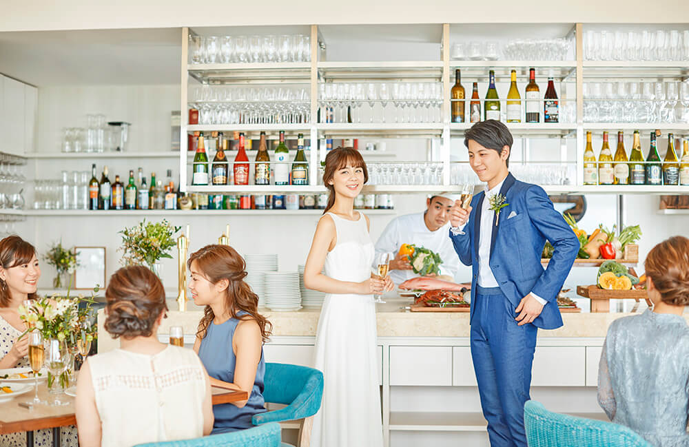 小さな結婚式 沖縄イル・ド・レ チャペル（ブルーインフィニティー）