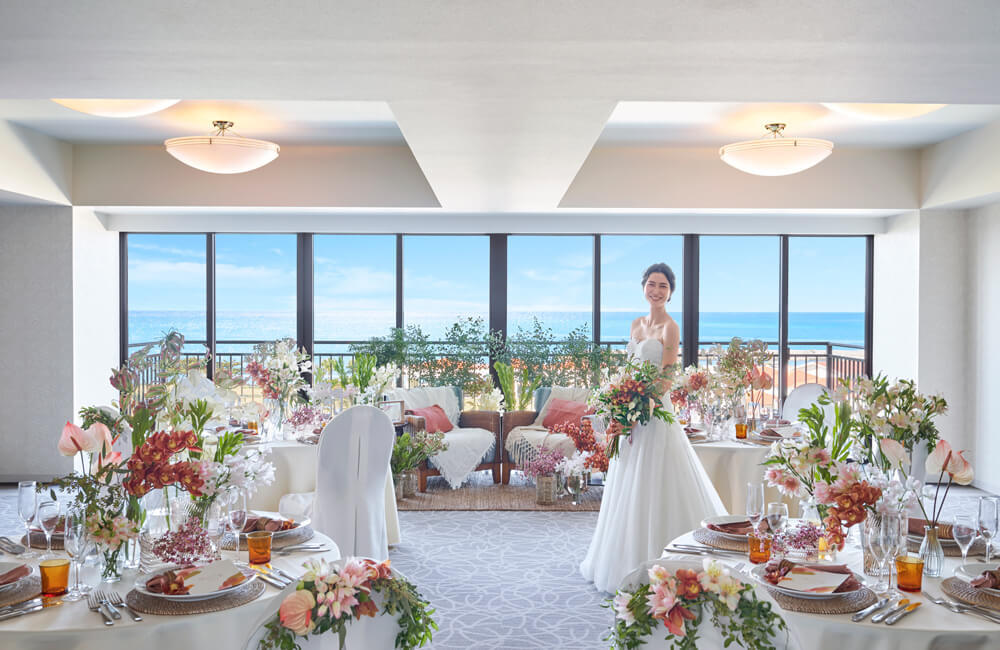 小さな結婚式 沖縄サザンビーチチャペル(シーシェルブルー)