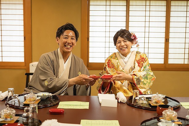 和婚　料亭ウエディング　栴檀　和食でおもてなし