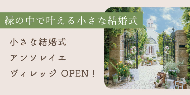 小さな結婚式 アンソレイエヴィレッジ ブラダイルフェア