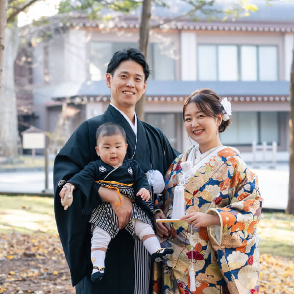 お子様とご一緒に家族・親族だけの式