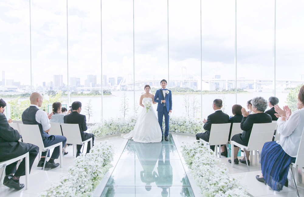ヒルトン東京お台場ウェディングのお客様事例 公式 小さな結婚式