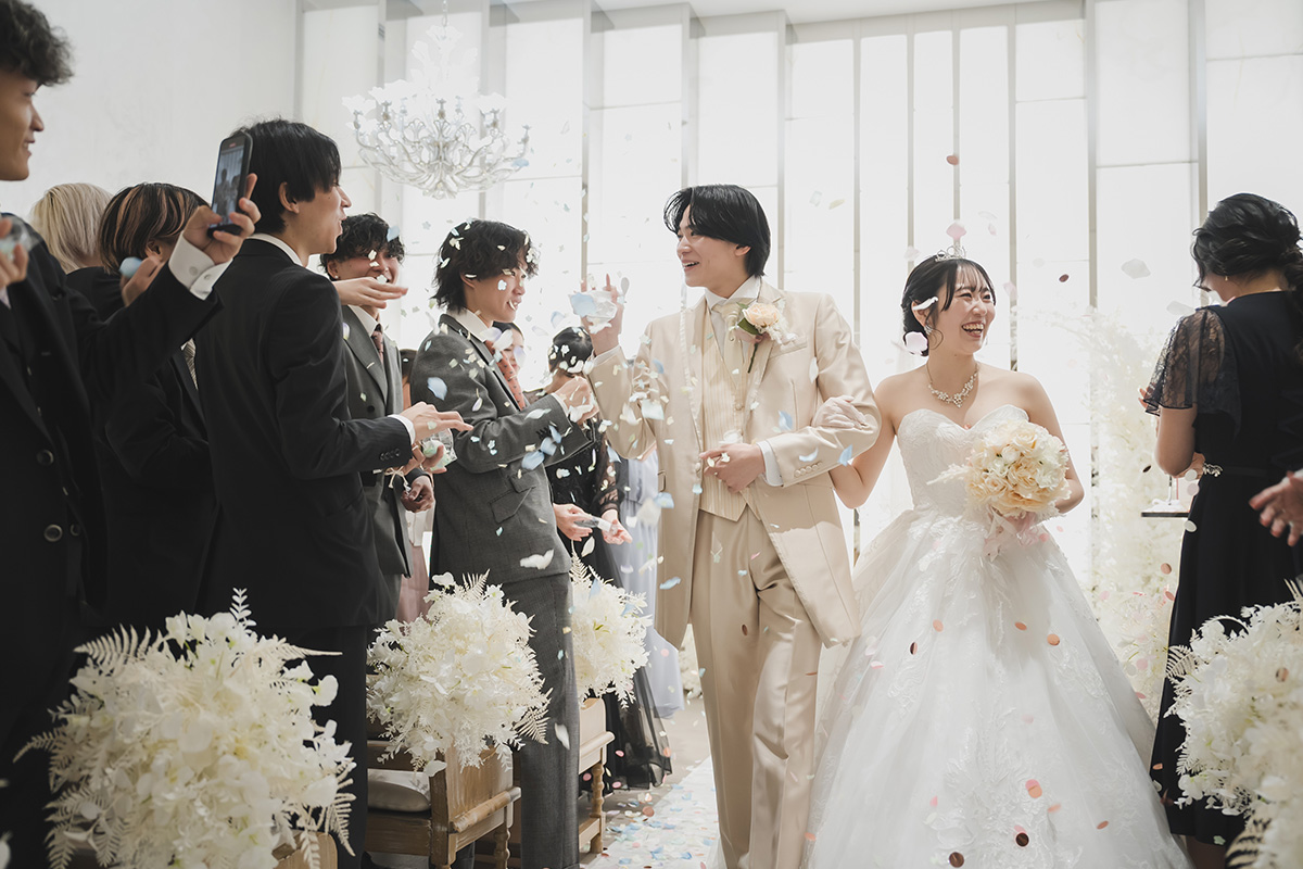 結婚式の様子