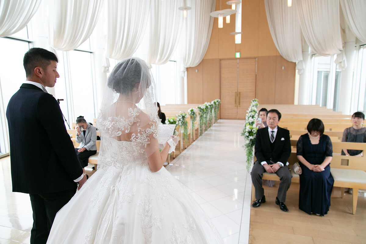 親へ手紙の朗読