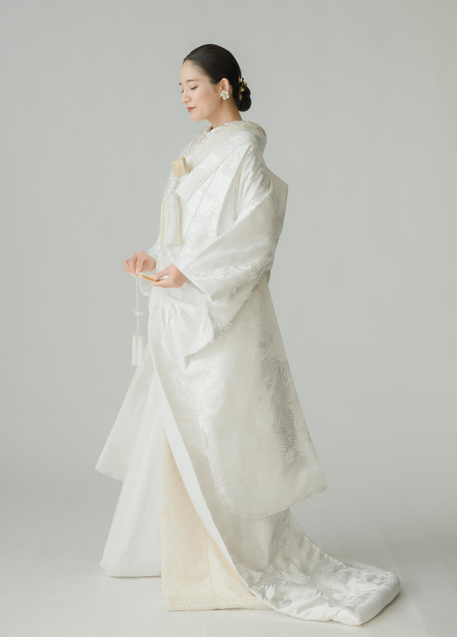 枝垂れ桜に鶴 - 小さな結婚式