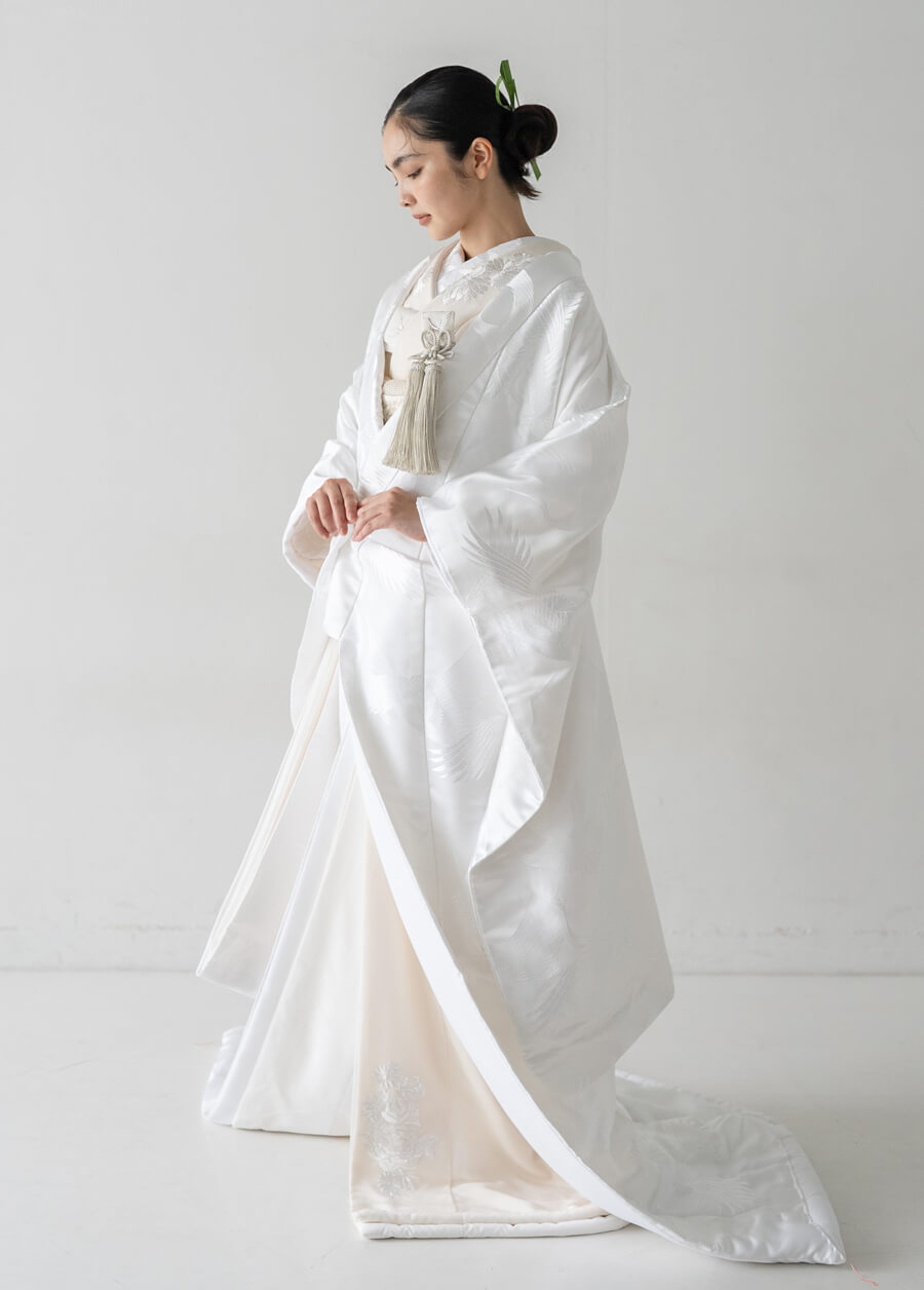 祝鶴 -小さな結婚式の白無垢