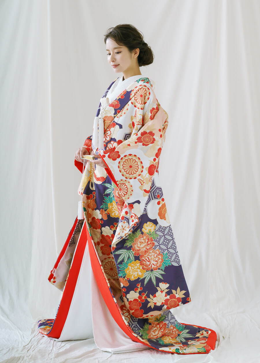 彩雲菊花文