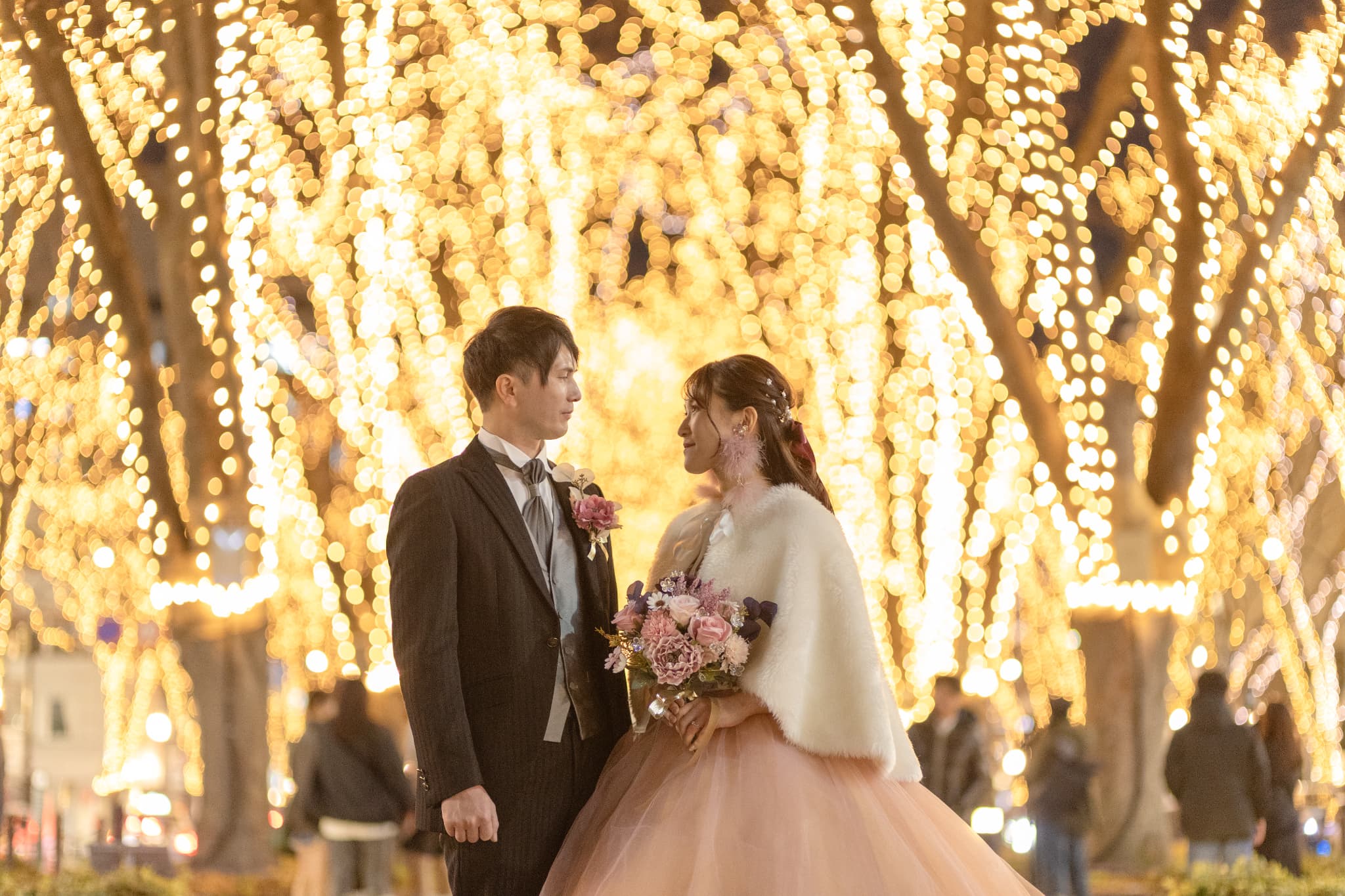 光のページェント × 結婚式 ― 宮城の冬にしか出来ない奇跡