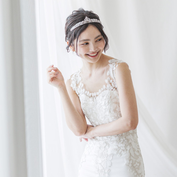 ウェディングドレス マーメイドラインの画像