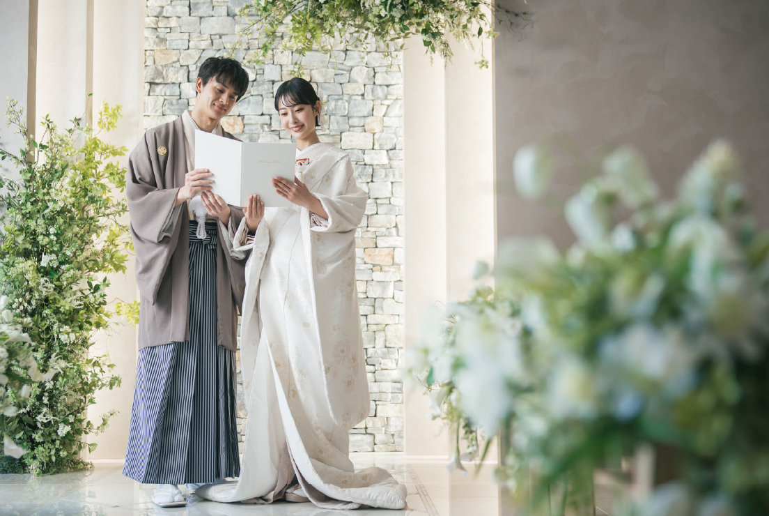 和装結婚式の画像