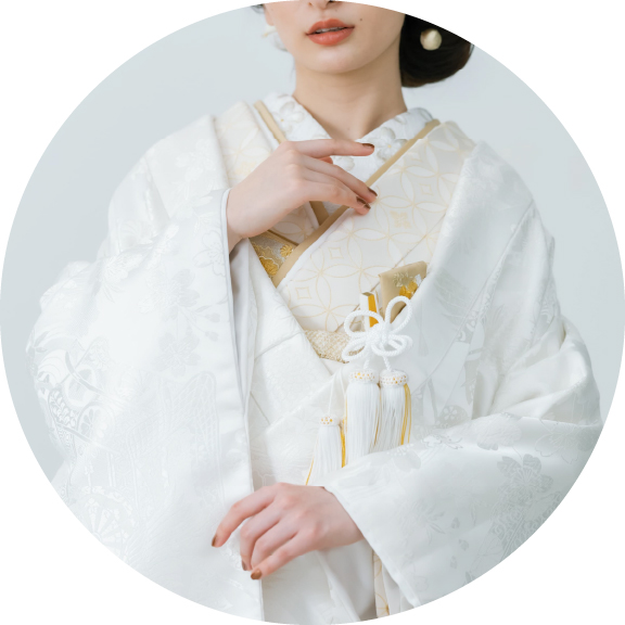 一度きりの花嫁衣装を和装を着て結婚式をしたい方の画像