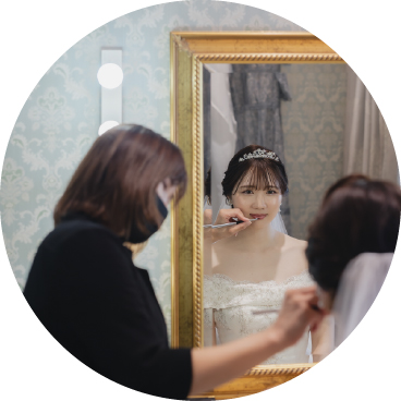 挙式当日の流れのイメージ写真