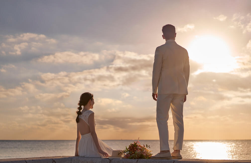 小さな結婚式 沖縄サザンビーチチャペル(シーシェルブルー)