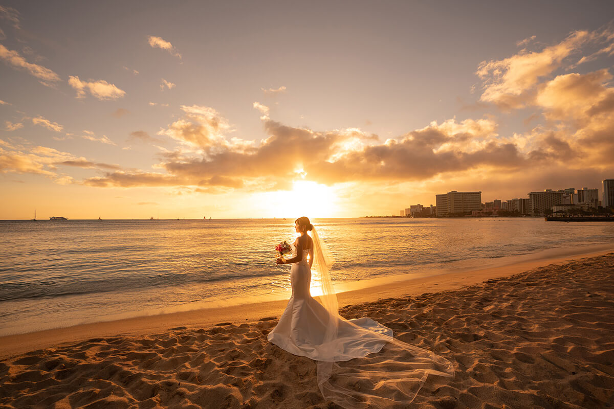 ハワイウェディング（マジックアイランドガーデン）