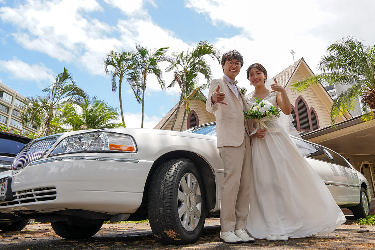 ハワイウェディング（セントクレメンツ教会）