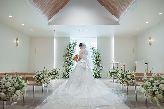 小さな結婚式松山店　チャペルフォト
