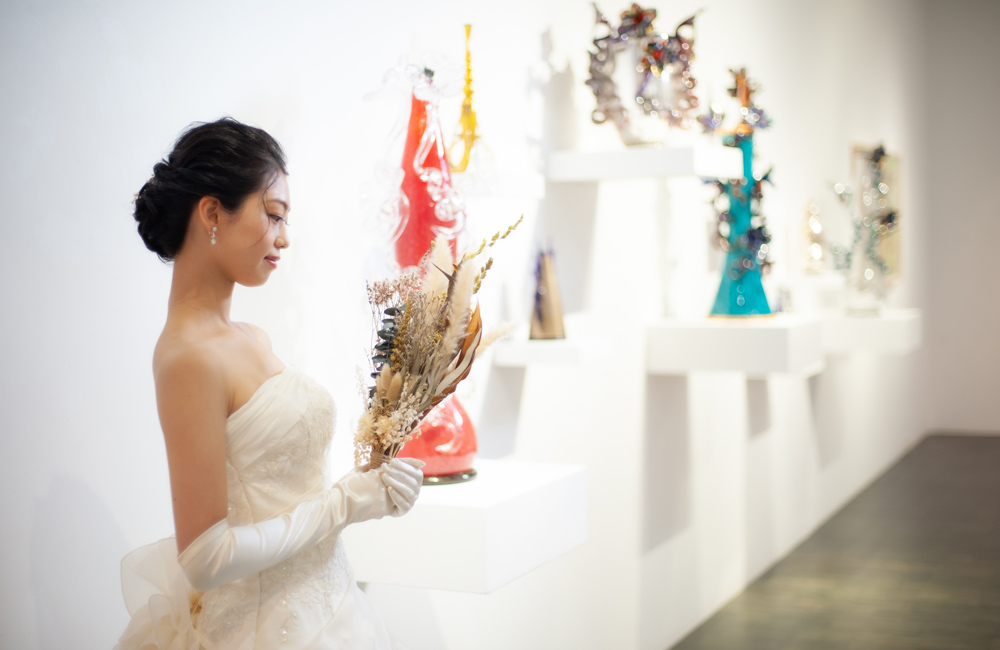 軽井沢　風通る白樺と苔の森チャペル