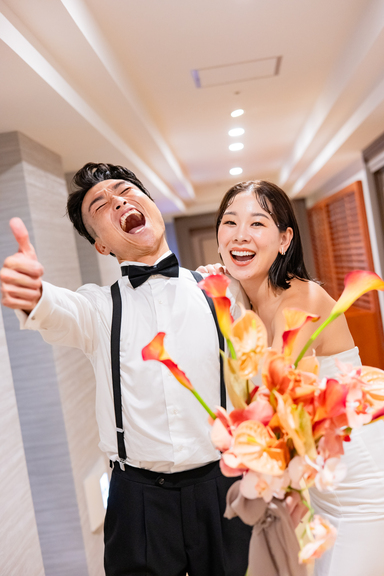 笑顔が止まらない！“結婚式の常識を壊したい”おふたりの楽しいウェディング