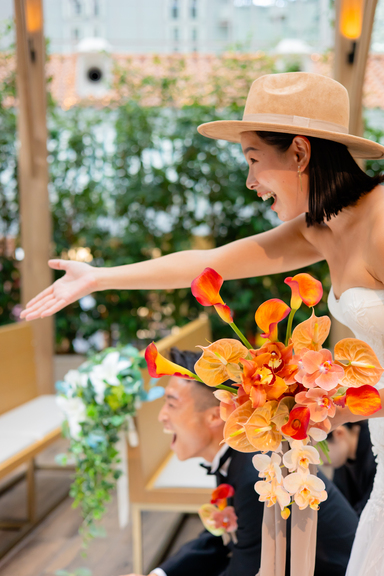 笑顔が止まらない!“結婚式の常識を壊したい”おふたりの楽しいウェディング