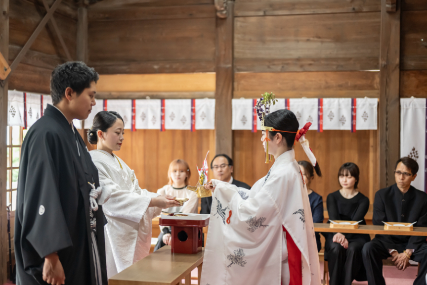 健軍神社での少人数挙式