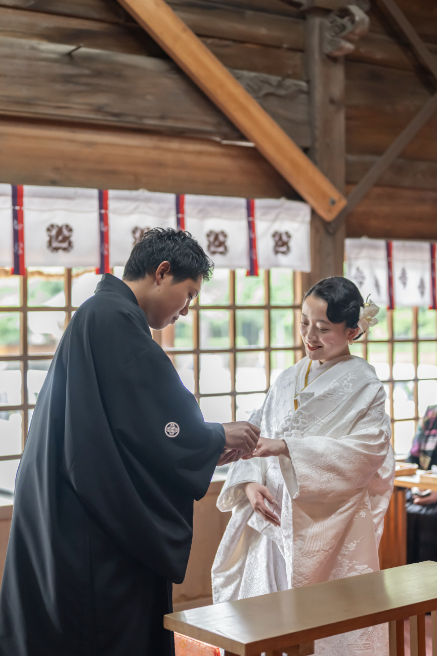 健軍神社での少人数挙式