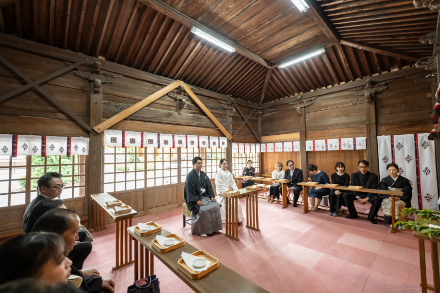 健軍神社での少人数挙式