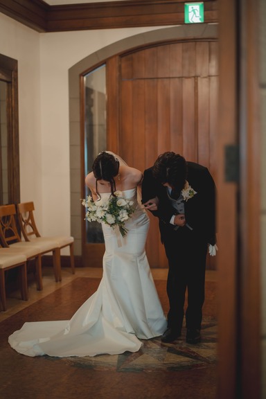 2025年9月　小樽チャペルでふたり式♡