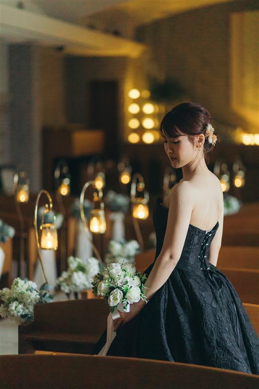 キャンドル付き!大人なフォトウェディング