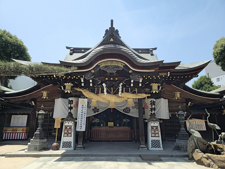 小さな結婚式福岡店　櫛田神社で神前式⛩