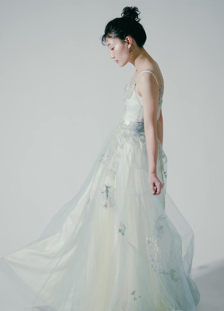 新作ドレス紹介♬　夏らしい涼やかカラードレス