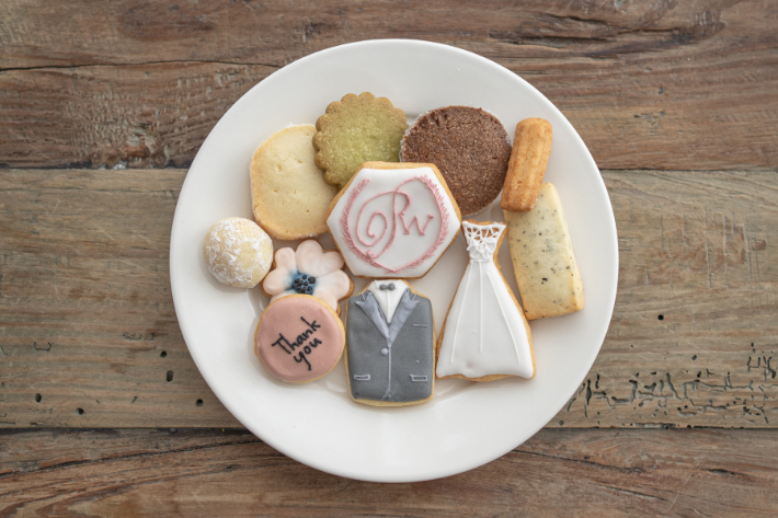 岡山店オリジナルクッキー!プチギフトや新郎新婦様の想い出用に♪