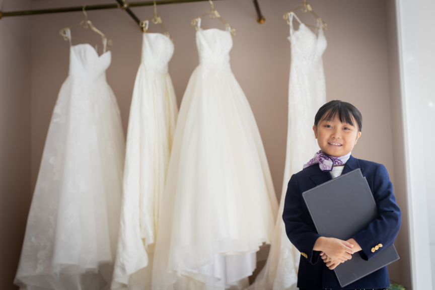 小学生を対象に 夏休みお子さまウェディングプランナー体験を募集！両親の結婚式と職業体験を無料で提供します！