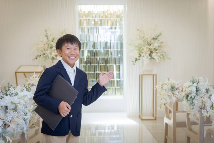 小学生を対象に 夏休みお子さまウェディングプランナー体験を募集!両親の結婚式と職業体験を無料で提供します!